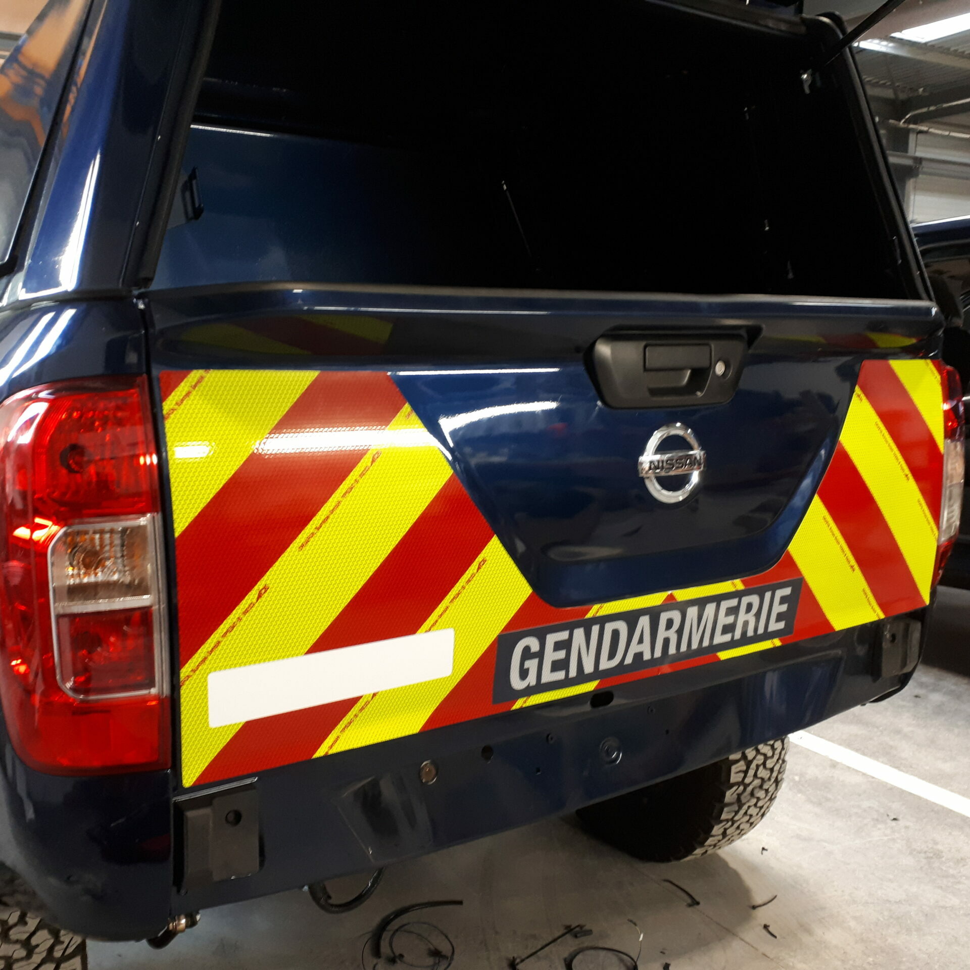 Travail de marquage sécurité