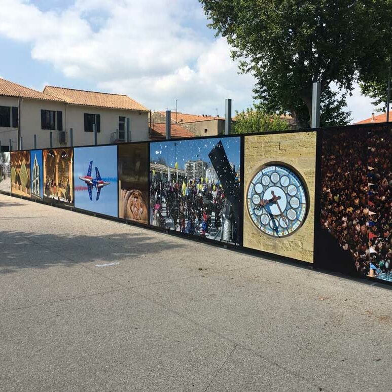 Palissades décorées